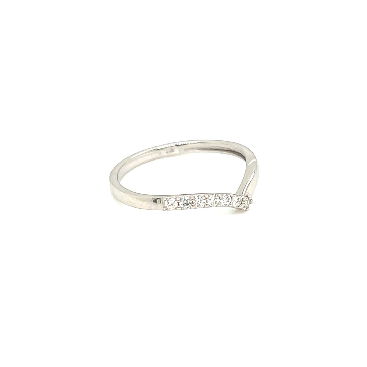 Streamline Half Wave Ring 0.1ct - JMW Jewelry Wholesale