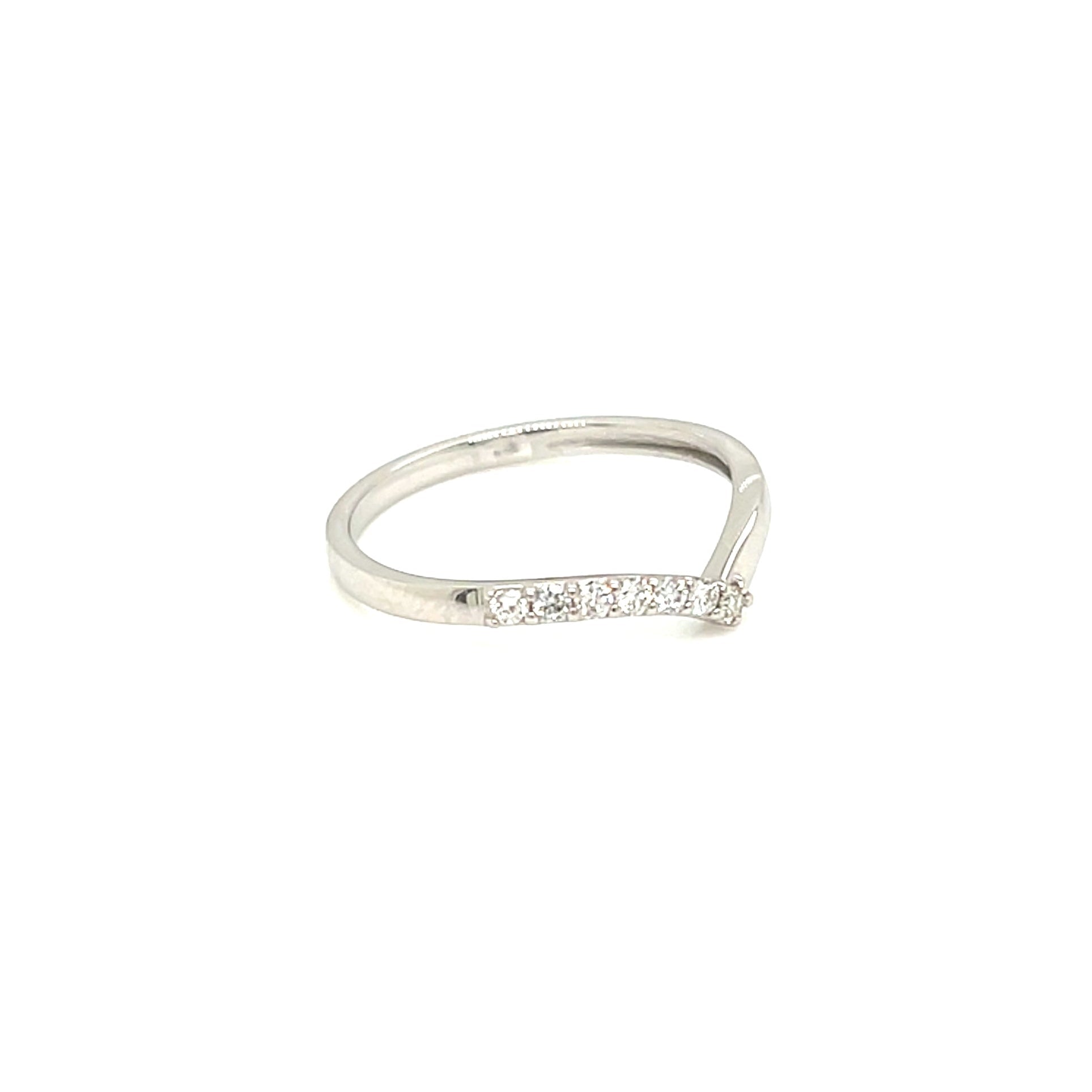 Streamline Half Wave Ring 0.1ct - JMW Jewelry Wholesale