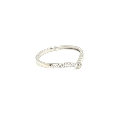 Streamline Half Wave Ring 0.1ct - JMW Jewelry Wholesale