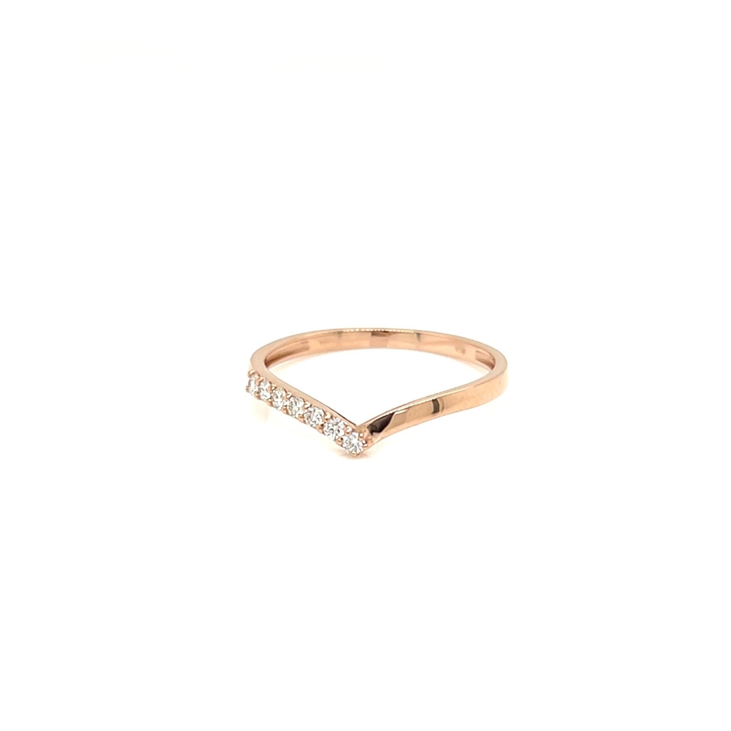 Streamline Half Wave Ring 0.1ct - JMW Jewelry Wholesale