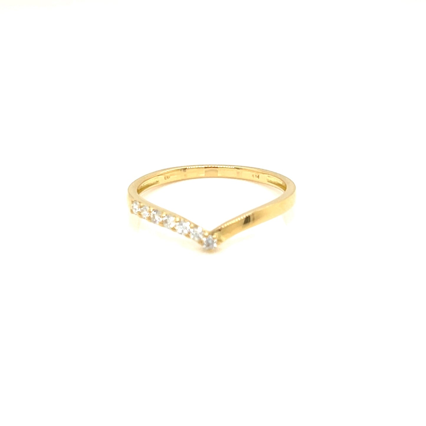 Streamline Half Wave Ring 0.1ct - JMW Jewelry Wholesale
