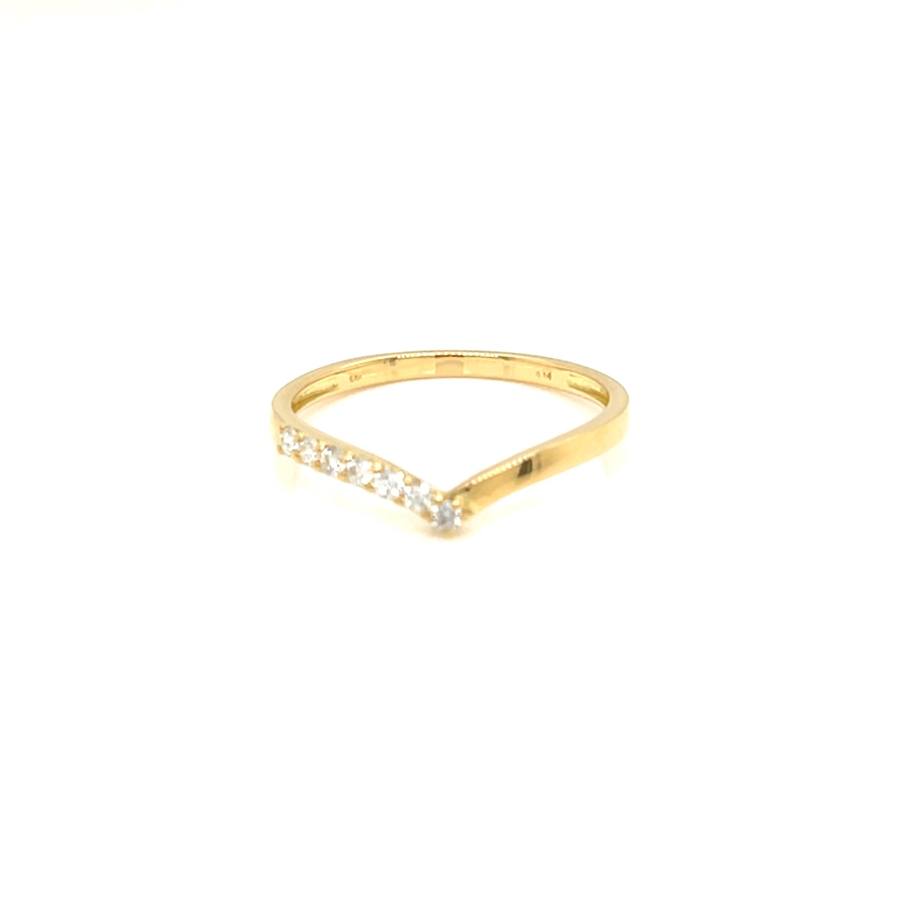 Streamline Half Wave Ring 0.1ct - JMW Jewelry Wholesale