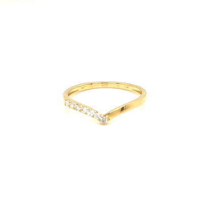 Streamline Half Wave Ring 0.1ct - JMW Jewelry Wholesale