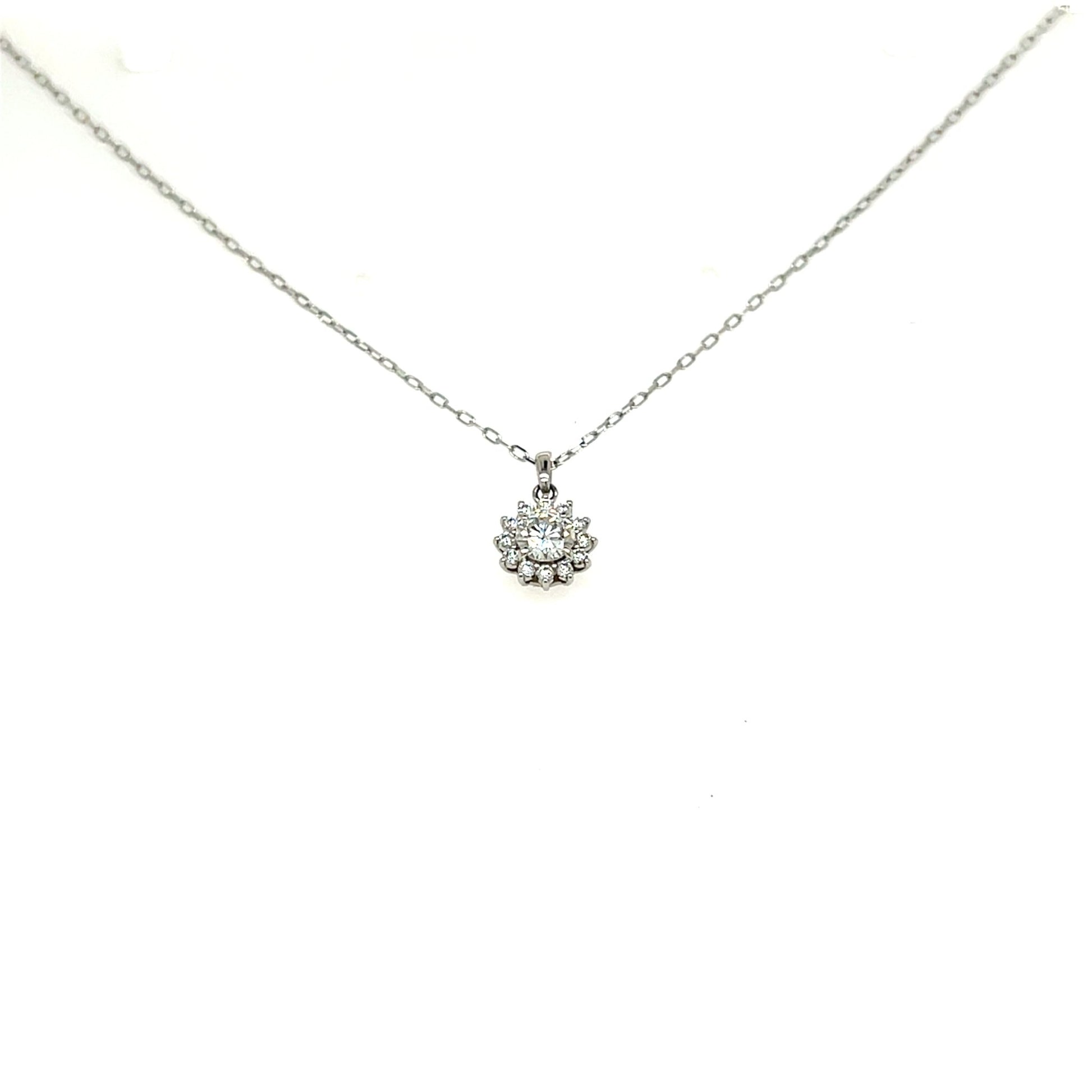 Sunflower Necklace 0.2ct - JMW Jewelry Wholesale