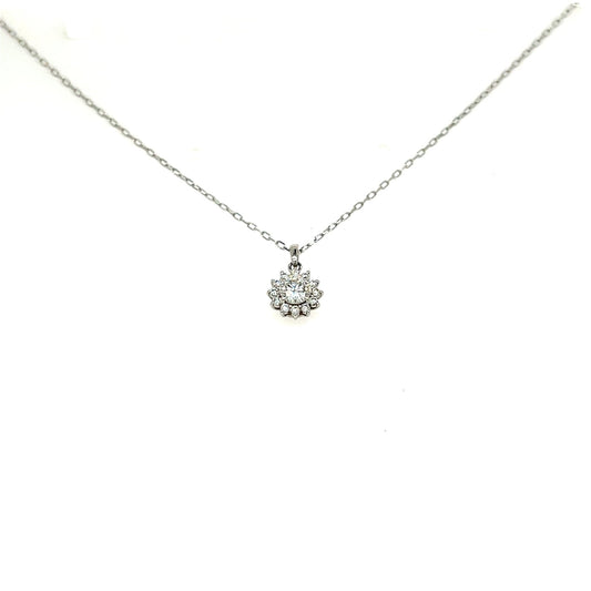 Sunflower Necklace 0.2ct - JMW Jewelry Wholesale