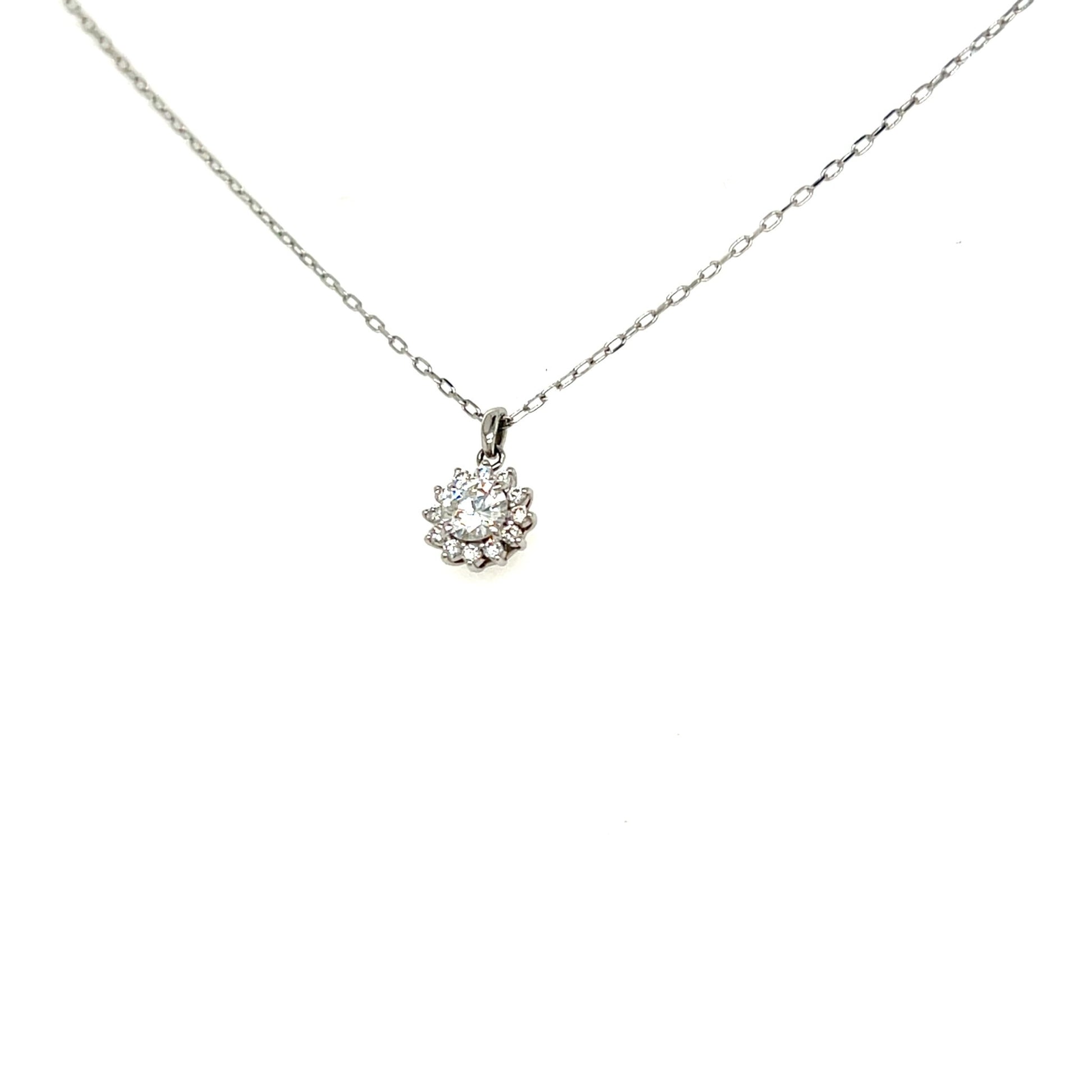Sunflower Necklace 0.2ct - JMW Jewelry Wholesale