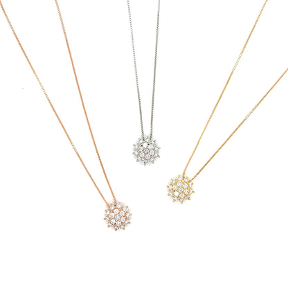 Sunflower Necklace 0.3ct - JMW Jewelry Wholesale