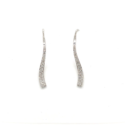 Swirl Earwire 0.2ct - JMW Jewelry Wholesale