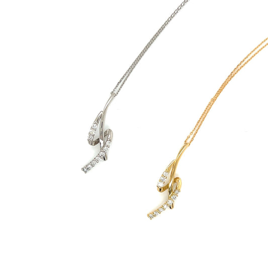 Swirl Necklace 0.2ct - JMW Jewelry Wholesale