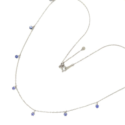 Tanzanite Station N Necklace 0.5ct - JMW Jewelry Wholesale