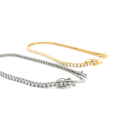 Tennis Bracelet Square setting 3ct - JMW Jewelry Wholesale