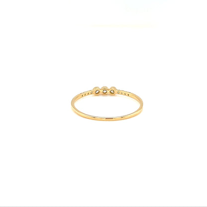 Tri Bezel Ring 0.08ct - JMW Jewelry Wholesale