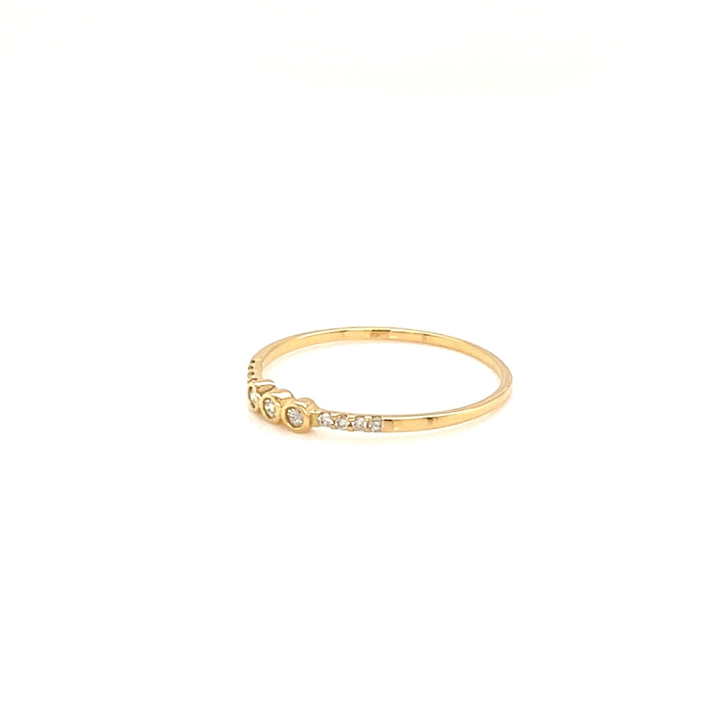 Tri Bezel Ring 0.08ct - JMW Jewelry Wholesale