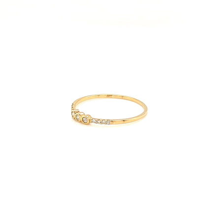 Tri Bezel Ring 0.08ct - JMW Jewelry Wholesale