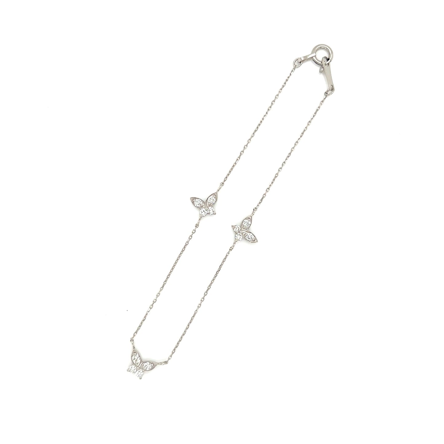Trio Butterfly Bracelet 0.24ct - JMW Jewelry Wholesale