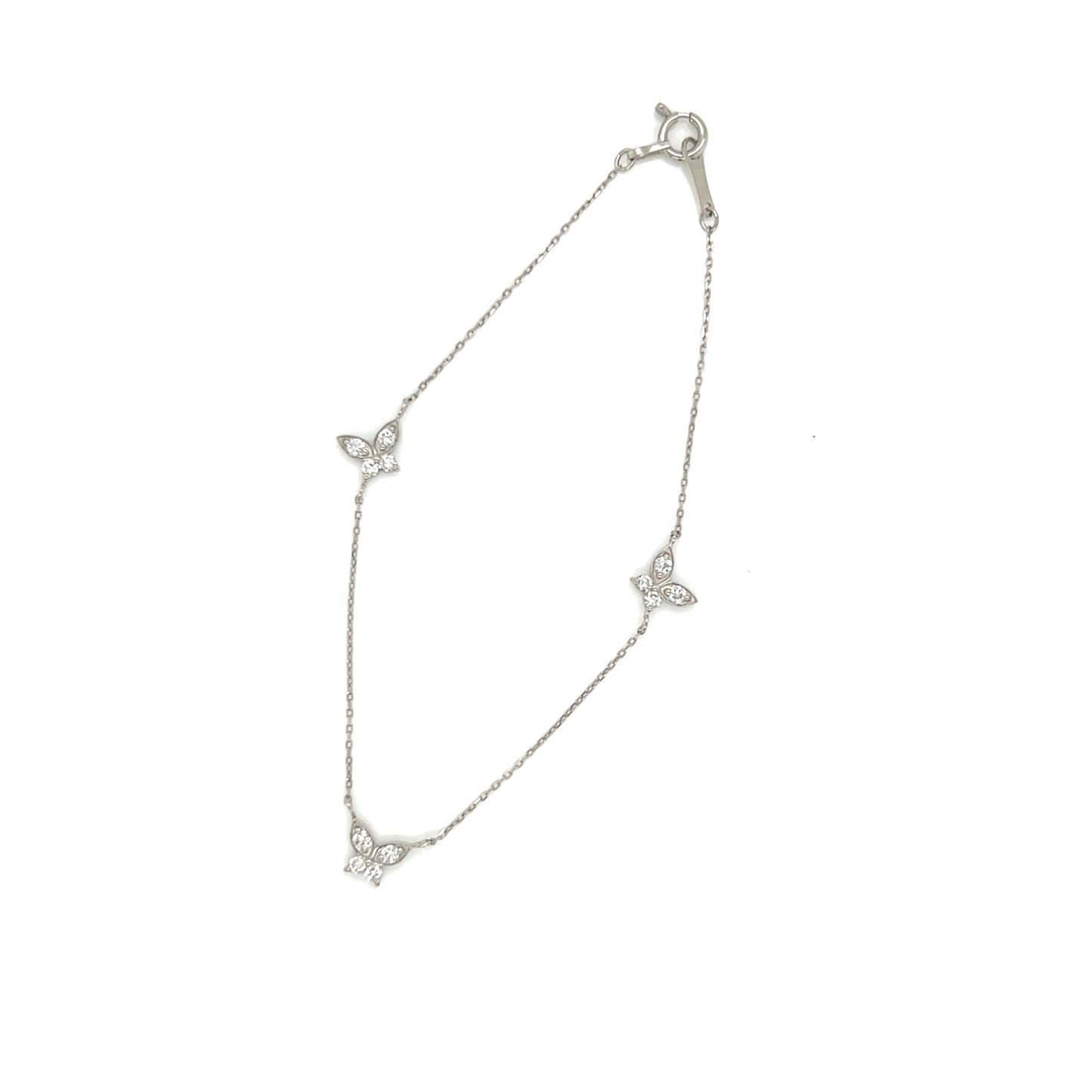 Trio Butterfly Bracelet 0.24ct - JMW Jewelry Wholesale