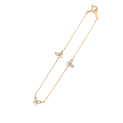 Trio Butterfly Bracelet 0.24ct - JMW Jewelry Wholesale
