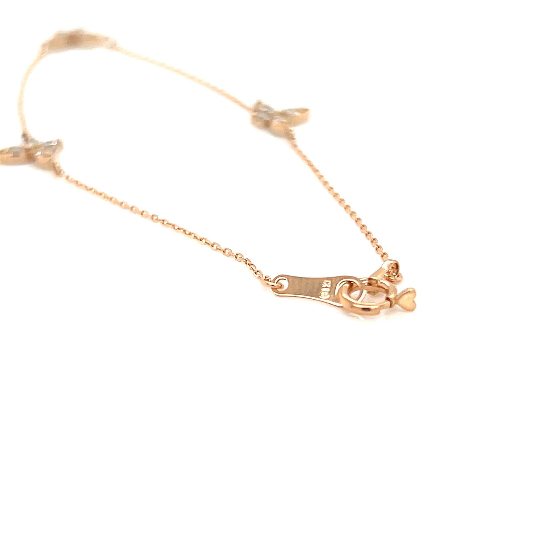 Trio Butterfly Bracelet 0.24ct - JMW Jewelry Wholesale