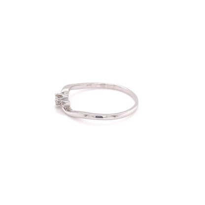 Triple Diamond ring W 0.1ct - JMW Jewelry Wholesale