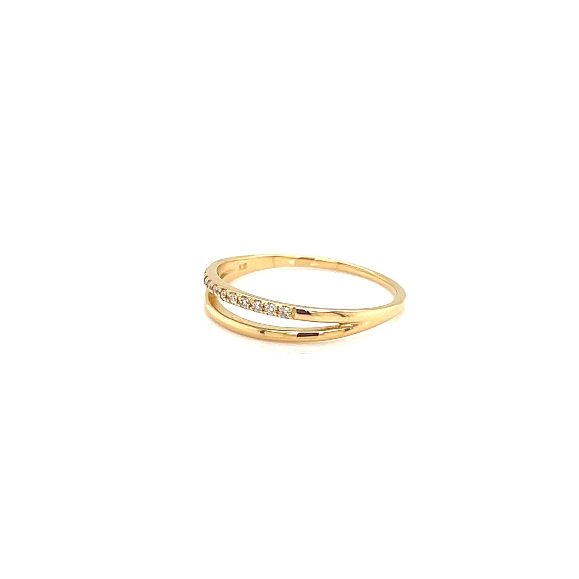 Twin Line ring 0.05ct - JMW Jewelry Wholesale