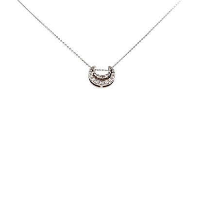 Twins Moon Necklace 0.3ct - JMW Jewelry Wholesale