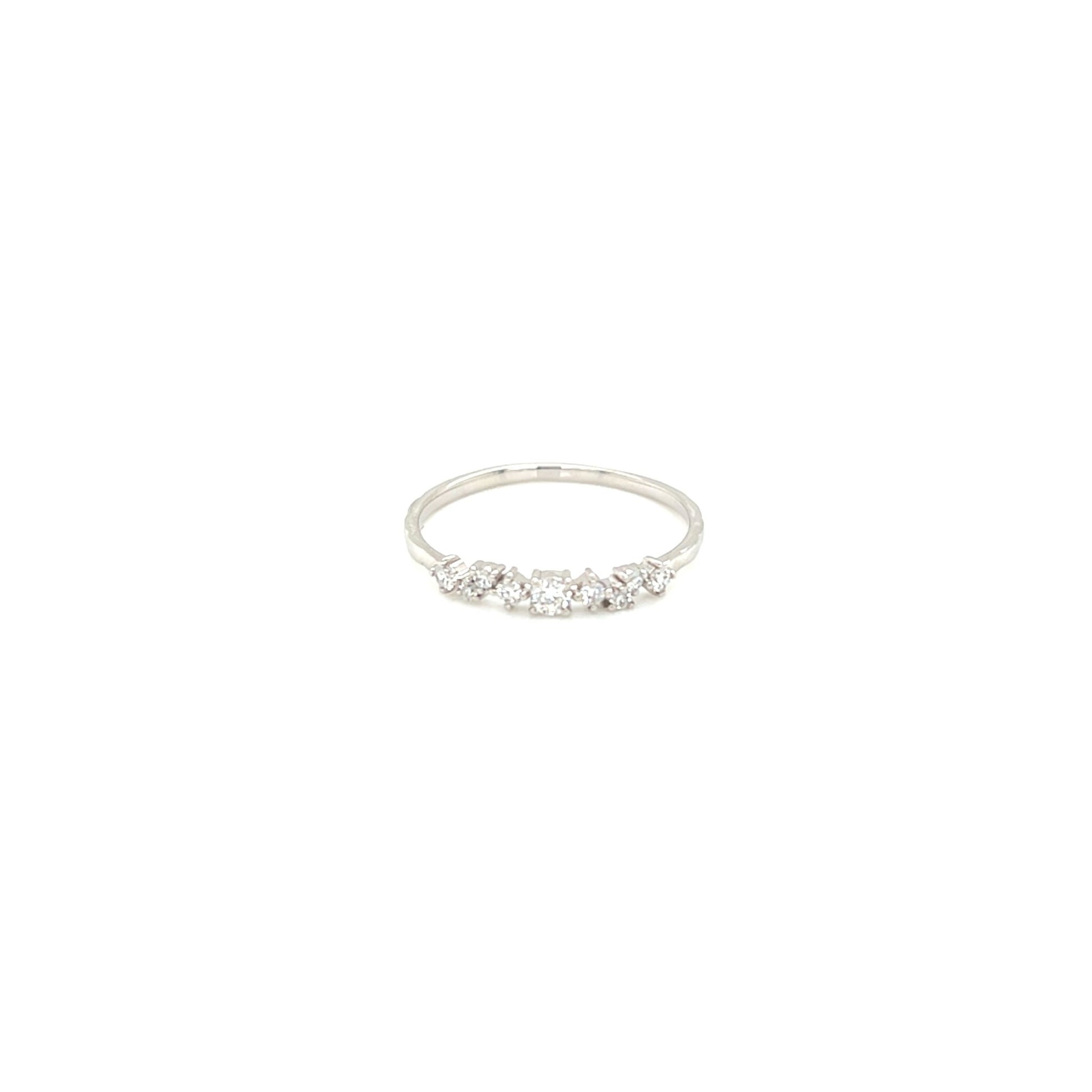 Twist Half Eternity Ring 0.15ct - JMW Jewelry Wholesale