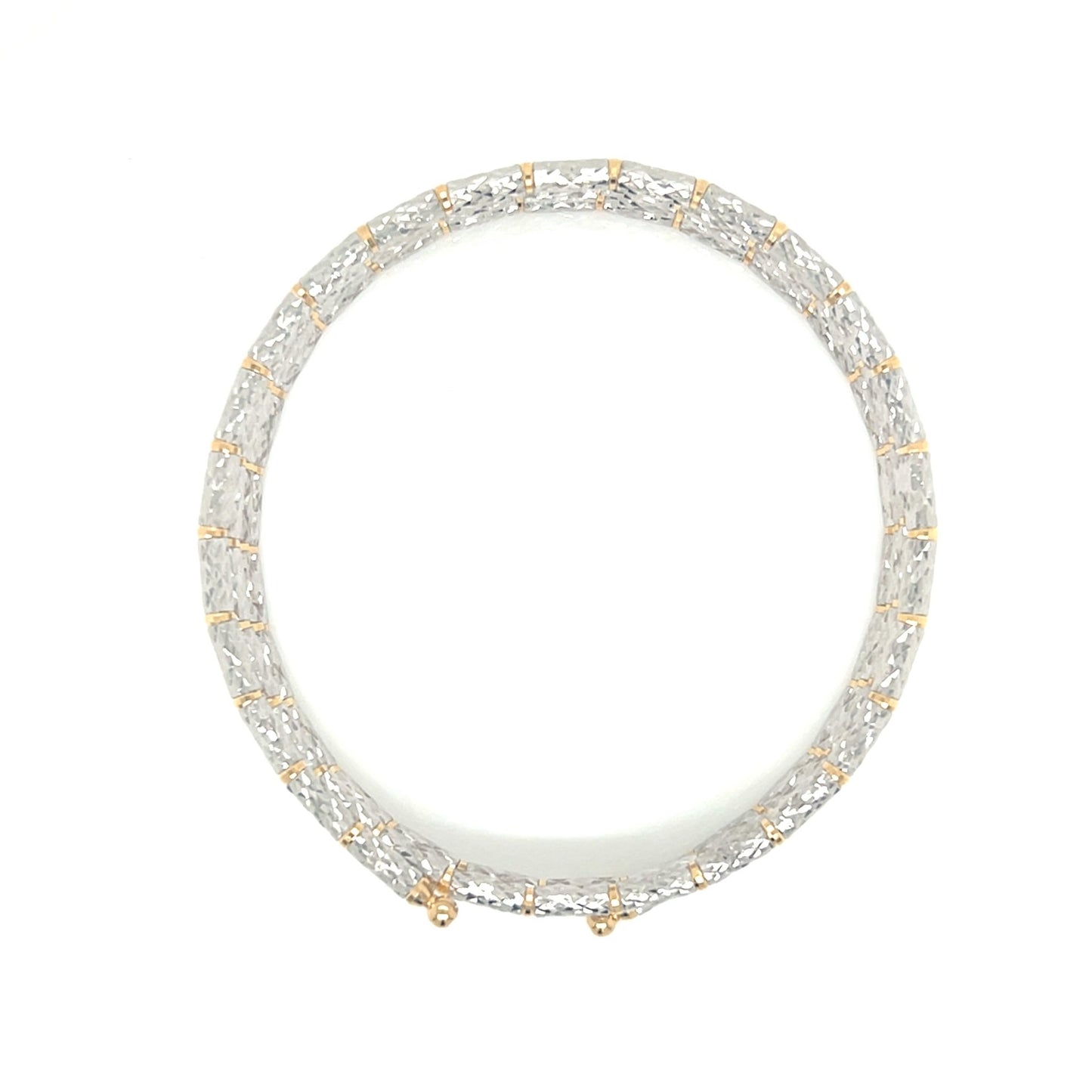 Two Tone Lustrous Gold Adjustable Magnet Chain - JMW Jewelry Wholesale