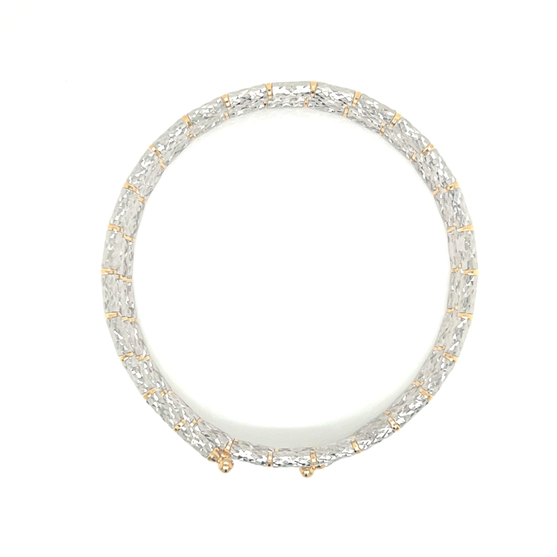 Two Tone Lustrous Gold Adjustable Magnet Chain - JMW Jewelry Wholesale