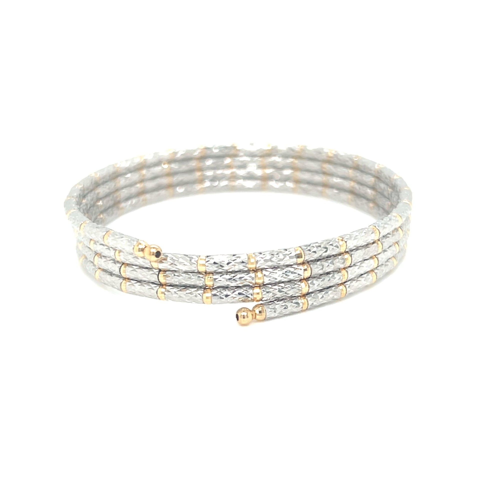 Two Tone Lustrous Gold Adjustable Magnet Chain - JMW Jewelry Wholesale