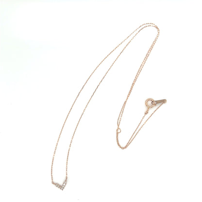 V shape Necklace 0.04ct - JMW Jewelry Wholesale