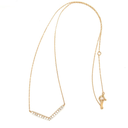 V Shape Necklace 0.3ct - JMW Jewelry Wholesale