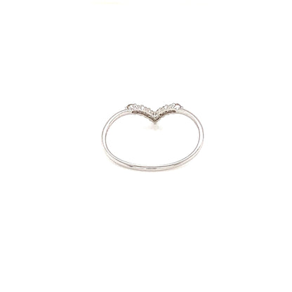 V Shape Streamline Ring 0.1ct - JMW Jewelry Wholesale