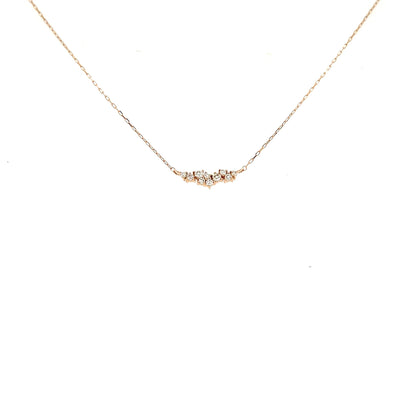 Wavy Smile Necklace 0.1ct - JMW Jewelry Wholesale