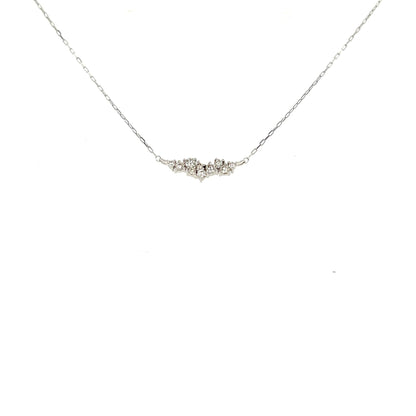 Wavy Smile Necklace 0.1ct - JMW Jewelry Wholesale