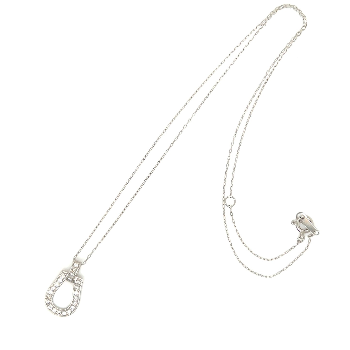 Whole Dia Horseshoe N Necklace 0.2ct - JMW Jewelry Wholesale