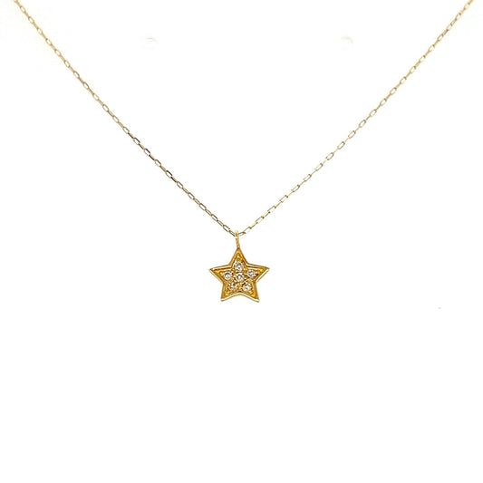 Whole Dia Star Necklace 0.04ct - JMW Jewelry Wholesale