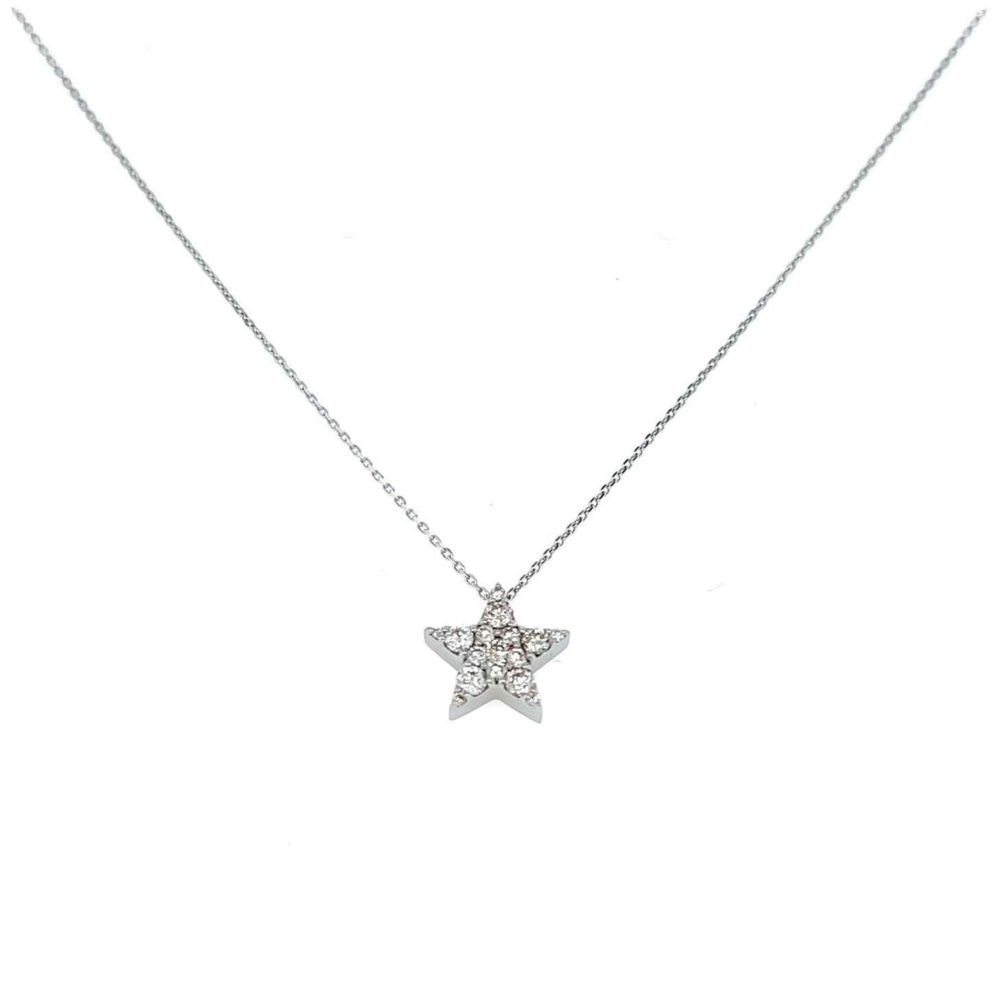 Whole Dia Star Necklace 0.3ct - JMW Jewelry Wholesale