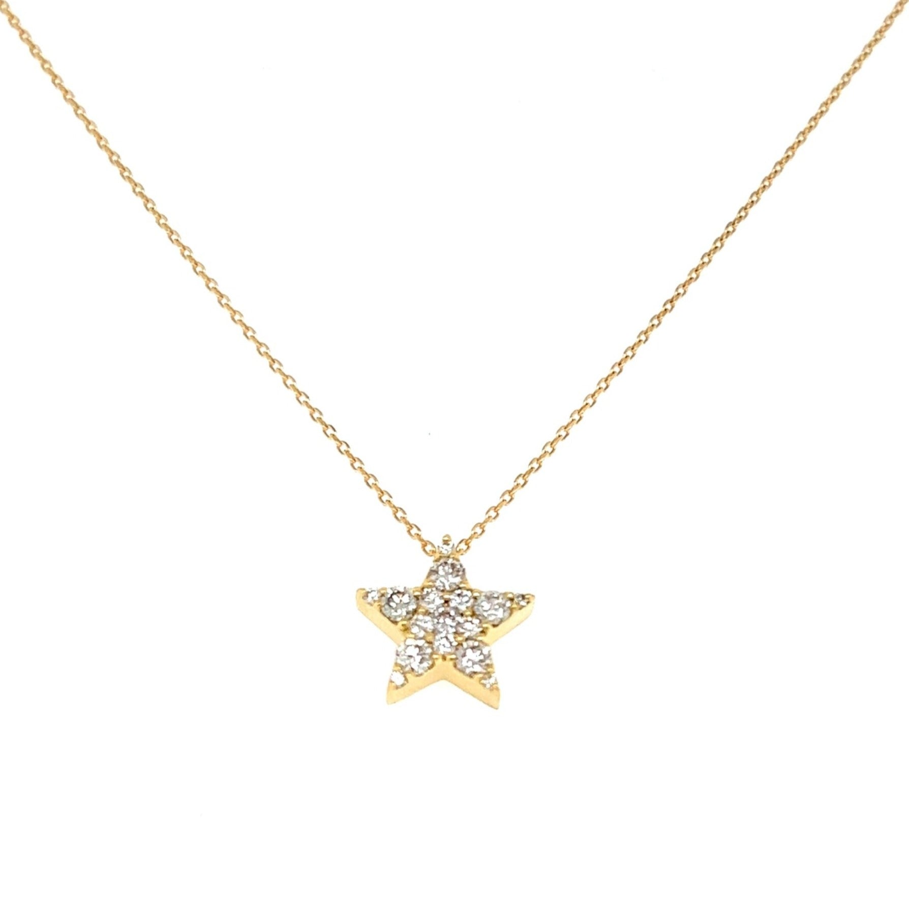 Whole Dia Star Necklace 0.3ct - JMW Jewelry Wholesale