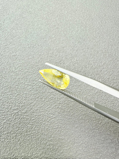 Yellow Sapphire 2.29ct Pear shape - JMW Jewelry Wholesale