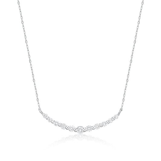 HC 11 Dia Smile Necklace 0.3ct