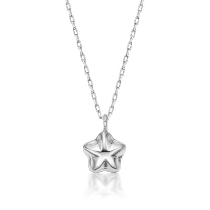 Gold Plump Star Necklace