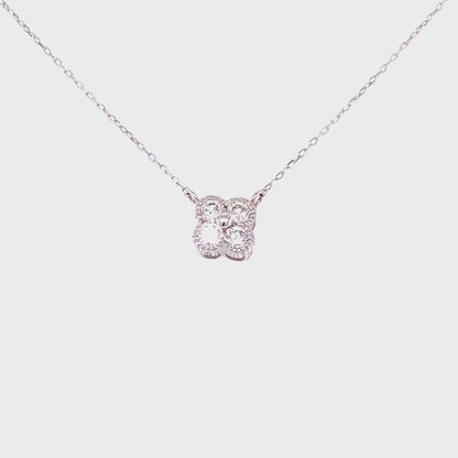 Clover Necklace 0.2ct