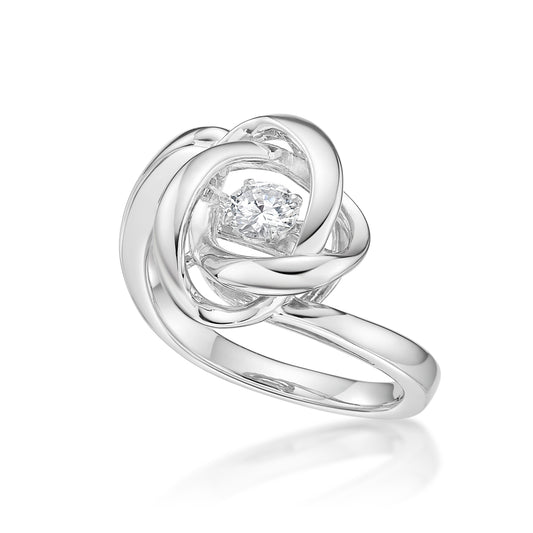 DS Swirl Ring 0.2ct