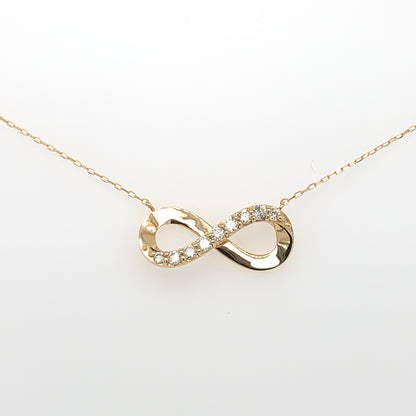 Infinity Necklace 0.2ct