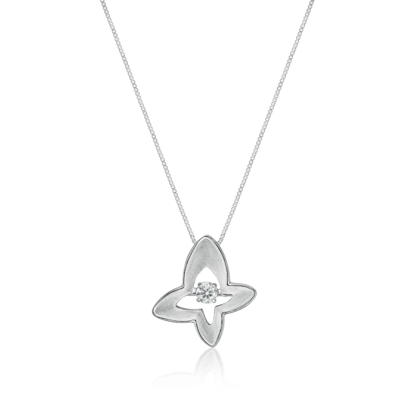 HC DS Butterfly Necklace 0.15ct