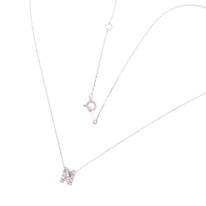 Initial N Necklace 0.07ct