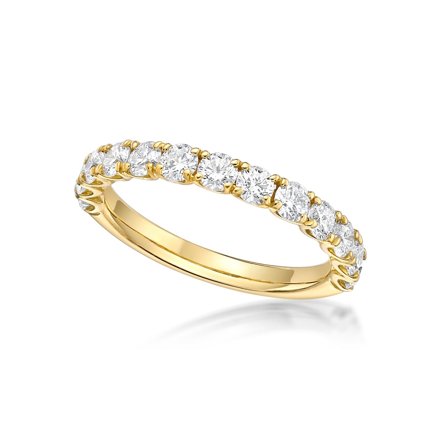 HC 13Dia Half Eternity Ring 1ct - JMW Jewelry Wholesale