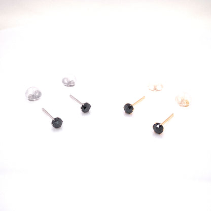 Black Diamond Earrings 0.2ct