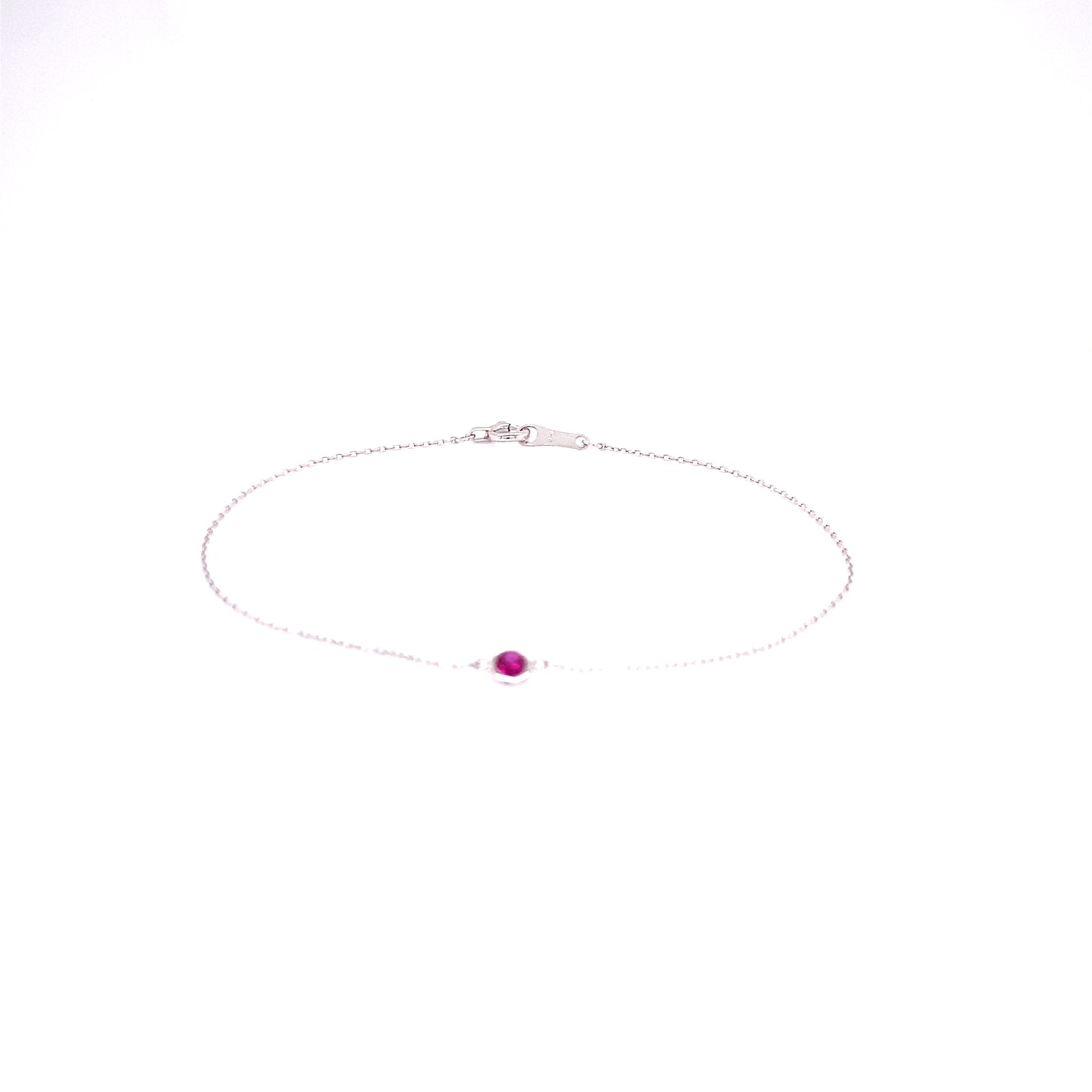 Single Bubble Ruby Bracelet 0.07ct
