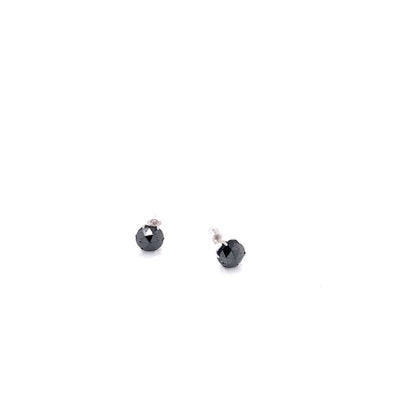 Black Diamond Earrings 2ct